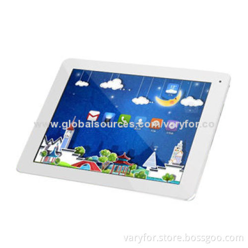 9.7-inch, Google Android 4.2/4.4 Tablet PC, Quad-core, MTK8389 with 3G SIM Card, Capacitive Screen